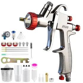 Srq-1 Srqlntt Srq R500 Lvlp Spray Gun Kit Includes 650ml Mixing Cup And 10 Disposable Cups