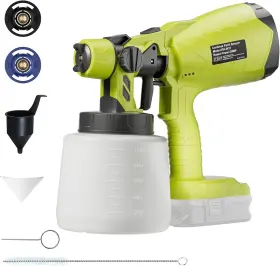 Synxiter 768553856092 Brushless Cordless Paint Sprayer For Ryobi 18v Battery Not Included 150