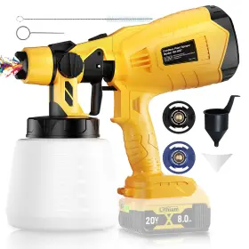 Qq20 Synxiter Brushless Cordless Paint Sprayer For Dewalt 20v Battery Not Included