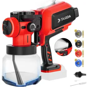 Tairda 797999905309 Automatic Paint Sprayer Compatible For Milwaukee 18v Battery No Cor
