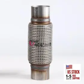 Bw-d812b Taralwa Universal Mesh Braid Exhaust Flexible Pipe 2.5 Inch 8 /12 1pcs