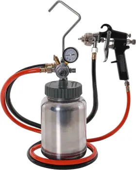 5228725629 Tcp Global 2 Quart Pressure Pot Spray With Gun Red Silver Black