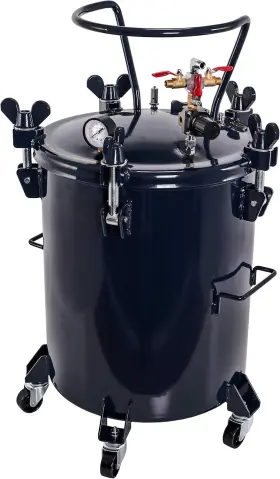 Pt8375 Tcp Global 10 Gallon 38 Liter Heavy Duty Steel Pressure Pot For Resin