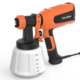 Spa8002 Tdagro Paint Sprayer 1200ml Container/4 Nozzles/3 Patterns Hvlp Electric Spray Pa Inch