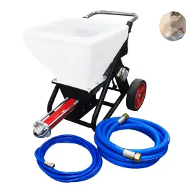 03m323s2 Techtongda Multifunctional Putty Cement Plaster Mortar Grouting Spraying Machine 48l Hopper