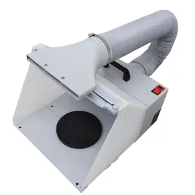 239781 Techtongda Portable Model Painting Coloring Table Extractor Fan Led Lighting 110v