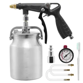 Vd0012500 Teodute Undercoating Spray Gun 33.82oz With Hoses Bed Liner Rust Proof Connector