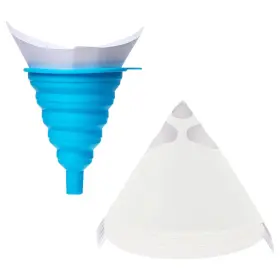 Terberl 732376410632 150pack 100 Micron Paint Strainers Filter Cones With 1 Pcs Silico