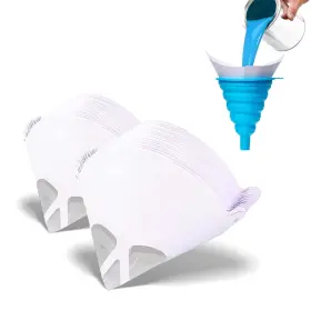 Terberl 738630486061 100pack 100 Micron Paint Strainers Filter Cones With 1 Pc