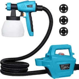 Tw-800w-us Tilswall Paint Sprayer 800w Hvlp 1100ml/min Electric Spray Gun Blue