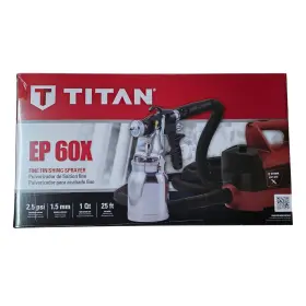 2456449 Titan Ep 60x Fine Finishing Sprayer Hvlp Paint Gun 2.5 Psi 1.5mm