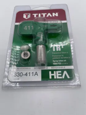 330-411 Titan New High Efficiency Airless Reversible Or 411a Spray Tip Tr1