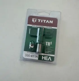 330-411a Titan Tr1 Hea Airless Reversible Spray Tip High Efficiency 411