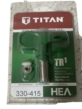 330-415 Titan Tr1 Hea High Efficiency Airless Spray Nozzel Reversible