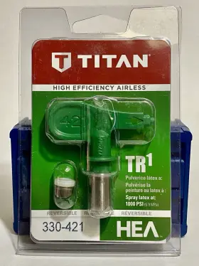 330-311a Titan 330-421 Genuine Oem Tr1 Hea Reversible Airless Spray Tip