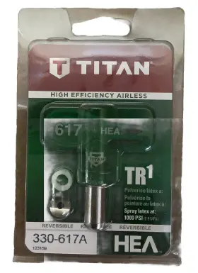 330-617a Titan Tr1 Hea Reversible Spray Gun Tip In Original Packaging - Green