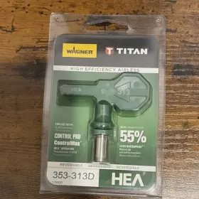 353-313d Titan Reversible Hea Spray Gun Tip 313 For Wagner Controlmax