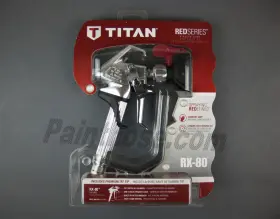 2-finger Titan 538006 Rx-80 Airless Spray Gun Red Series With Tr1 Tip