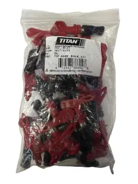 767-517t Titan 612567386048 New 25 Pieces 517 Airless Spray Tips Assembly