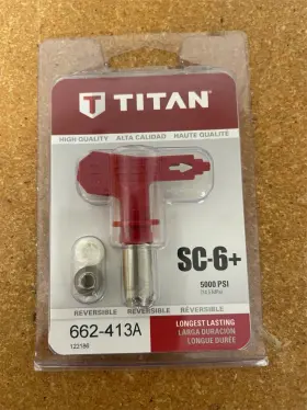 662-413a Titan New Sc-6 Reversible Spray Tip And Seal
