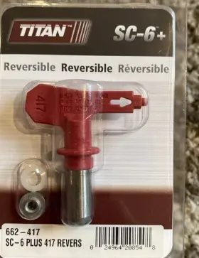 417-spray Titan 662-417 Reversible Air Guard Tip Fits Sc-6 Gun