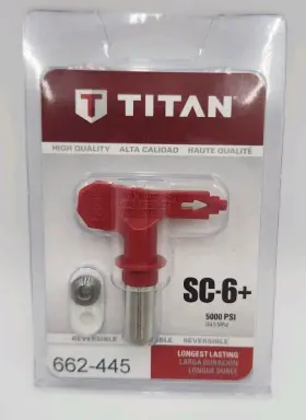 662-445 Titan Sc-6 Plus Reversible Tip - New Paint Sprayer Pro Painter