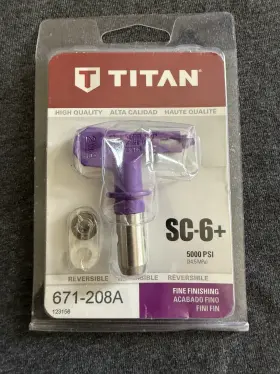 671-208a Titan Sc-6 Fine Finishing Reversible 208 5000 Psi High Quality