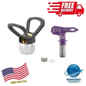 671-210g Titan Sc-6 .010 Orifice Fine Finish Spray Tip And Guard Combo Kit