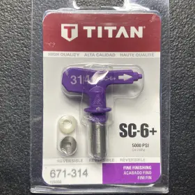 671-314 Titan Airless Paint Spraytip Fine Finish 208 210 212 214 308 310 312 314 408 410