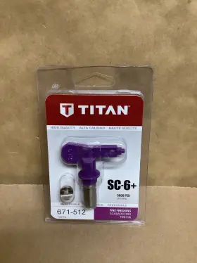 Titan 671-512 Sc-6 Fine Finishing Reversible Spray Gun Tip B42011256