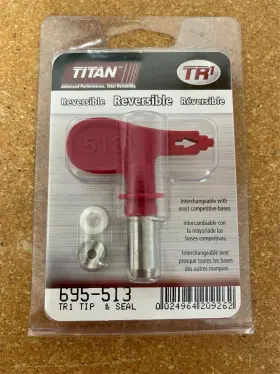 695-513 Titan New Tr1 Reversible Spray Tip And Seal