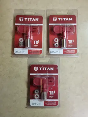 695-211 Titan 695-515 Tr1 Reversible Spray Tip 695-515. 695-211. 3 Combo