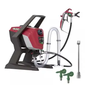 Titan 726084519763 Controlmax 1500 High Efficiency Airless Stand Paint Sprayer Kit