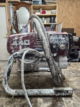805-000 Titan #2 Impact 440 Skid Airless Paint Sprayer Motor Runs Strong Needs Cleaning