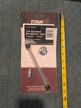 0276228 Titan Capspray 0276245 Tool Oem Repair Part Gun Needle Set #4 Guided Projector