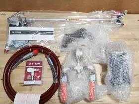 2418165 Titan Pl3500 Pro Line Striping Machine Stencil Gun Kit