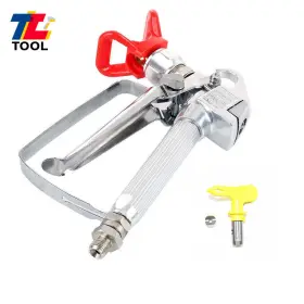 Tl166996 Tool Library 3600 Psi Airless Paint Spray Gun With 517 Tip Nozzle Guard For Sprayers