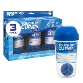 Tuc-417 Touch Up Cup Empty Plastic Paint Storage Containers With Lids For Leftover