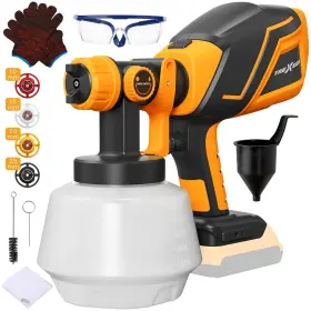 Ps01 Trexeen Cordless Paint Sprayer For Dewalt 20v Max Battery Electric Wit Ps01 Trexeen Cordless Paint Sprayer For Dewalt 20v Max Battery Electric Wit