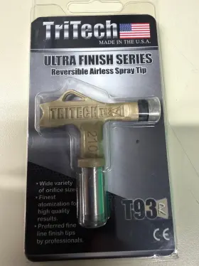 201-210 Tritech New T93r Reversible Airless Spray Tip Ultra Finish Series