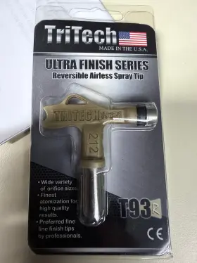 201-212 Tritech New T93r Reversible Airless Spray Tip Ultra Finish Series