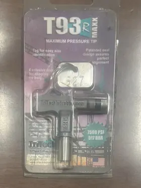 207-527 Tritech T93r Maxx 527 Spray Gun Tip Metal Black/silver Interchangeable