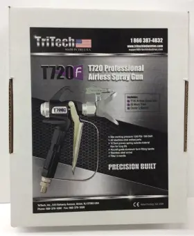 Tritech 506-152 T720f Professional Airless Spray Gun - New In Box Complete Kit 7200 Psi