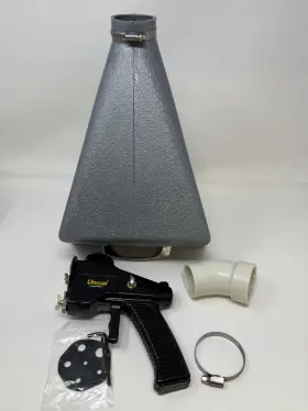 Sg-83 Unoair Air Hopper Texture Spray Gun With And Accessories New