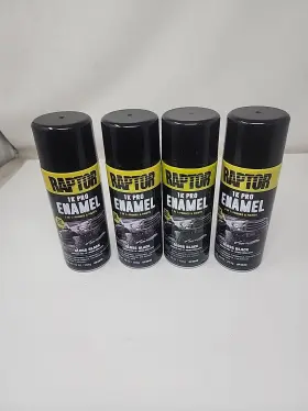 Up4846 Upol 010796113117 4x Raptor 1k Pro Universal Truck Touch Up Paint Spray 10oz Black