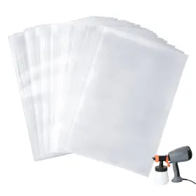 Psbags001 Uprony Paint Sprayer Bags 50 Pcs Disposable Clear Spray Cup Canister Li