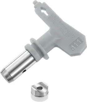 25050300 Uxcell Reversible Spray Tips For Airless Sprayer 411 Paint Gray