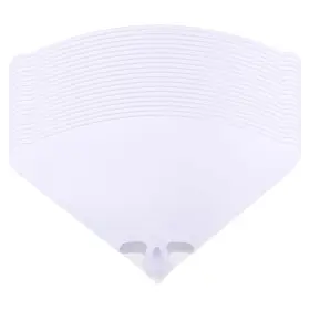 Uxcell 747709091914 60pcs Paper Paint Strainer 150micron 190mmx100mm Cone Screen Nylon Mesh