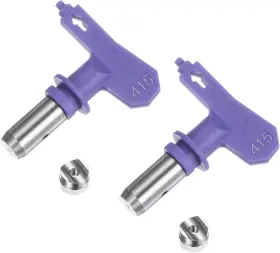 A23111300ux0645 Uxcell 2pcs Reversible Spray Tips For Airless Sprayer 415 Paint Nozzle Tip