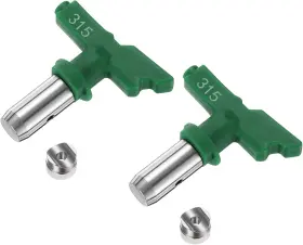 A24072100ux0533 Uxcell 2pcs Reversible Spray Tips For Airless Sprayer 315 Paint Green